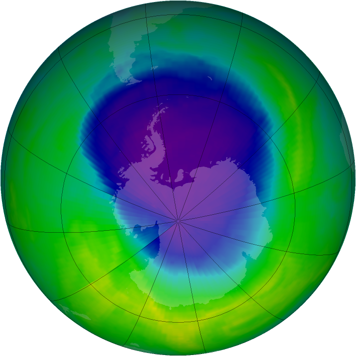 Ozone Map 2000-10-17